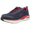 Skechers Arch Fit Sr Ringstap, Scarpe da lavoro Uomo, Navy Red, 45 EU
