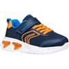 Geox J Assister Boy C - Sneaker da Uomo, Colore Blu Navy/Arancione, 30 EU