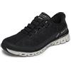 Skechers Donna Glide-Step At Ease Slip-In ALLENATRICE, Black Nylon, 39 EU