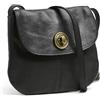 PIECES Pctotally Royal Leather Party Bag Noos - Borse a tracolla Donna, Nero (Black), 5x15x18 cm (B x H T)