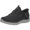 Skechers Uomo Slip-Ins Summits Scarpe da Ginnastica di Alta Gamma, Black/Black