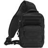 Brandit Us Cooper Sling Pack Medium, Zaino Unisex - Adulto, Nero, Taglia unica