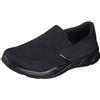 Skechers Equalizer 4.0, Sneaker Infilare Uomo, Nero Black Engineered Mesh Black Trim Bbk, 42.5 EU