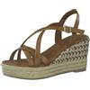 MARCO TOZZI Donna 2-2-28353-20, Sandali con Zeppa, Cognac, 41 EU