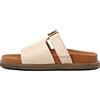 CA'SHOTT A/S Caskimmi Slide Vegetable Tanned Leather, Sandali Piatti Donna, Neutro, 37 EU