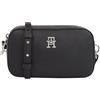 Tommy Hilfiger Donna Borsa a Tracolla Emblem Camera Bag Piccola, Nero (Black), Taglia Unica