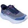 Skechers Donna Go Walk Max Cushioning Hyper Burst Nikita Slip-In ALLENATRICE, Navy Textile/Pink Trim, 40.5 EU