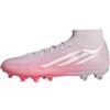 adidas Donna F50 Sparkfusion League Mid Cut Firm Ground/Artificial Ground Football Boots Womens Shoes, Solar Turbo/Ftwr White/Distilled Pink, 47 1/3 EU