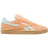 Reebok Sneaker da Donna Court Retro, Gum Glitchaqua Arancione Sunkissedorange, 37.5 EU