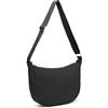 Miss Lulu Borsa a Tracolla Donna in Nylon, Design a Mezzaluna Nero