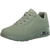 Skechers Donna Uno Stand ON Air Scarpe da Allenamento, Sage Durabuck/Mesh, 37.5 EU