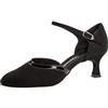 Diamant - Diamant Damen Tanzschuhe 049-106-106, Scarpe Da Ballo - Standard & Latino da donna, Nero (Nero (nero)), 39 1/3