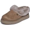 Skechers Keepsakes Lite Cozy Blend Slipper da donna, Tortora, 36.5 EU