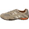 Geox Uomo Snake K, Sneakers Uomo, Beige Beige Dk Orange, 46 EU