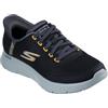 Skechers Uomo Go Walk Flex Netro Slip-in ALLENATRICE