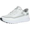 Skechers Uomo Slip-Ins: Go Golf Flight Spikeless Lace Up Mesh Sneakers for Men Slip-in ALLENATRICE, White/Gray, 45 EU