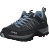CMP Rigel Low Wmn Trekking Shoe Wp, Scarpe da trekking Donna, Graffite-Azzurro, 38 EU