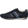 Geox U Wells A, Sneakers Uomo, Blu (Navy), 40 EU