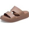Crocs Getaway Platform H-Strap, Sandali Donna, Latte, 34/35 EU