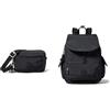 Kipling ABANU MULTI, Borse a Tracolla, Donna, Nero (Black Noir), Taglia unica City Pack S, Zaino Donna, Nero (Black Noir), Taglia unica