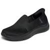 Skechers Donna Go Walk Flex Relish Slip-In ALLENATRICE, Black, 36 EU Large