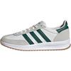 adidas Uomo Run 70S 2.0 Shoes, Core White/Collegiate Green/off White, 46 EU