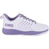 K-Swiss Donna ULTRASHOT Light Clay Tennis Shoe, White/Purple Haze/Neon Lavender, 38 EU
