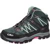 CMP Kids Rigel Mid Trekking Shoes WP, Scarpe da Trekking Unisex - Bambini e Ragazzi, Lake Gloss, 32 EU
