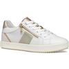 Geox D BLOMIEE E, Scarpe da Ginnastica Donna, White/off White, 40 EU