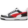 PUMA Rebound V6 Low, Sneaker Unisex - Adulto, White For All Time Red Black, 44 EU