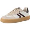Tamaris Sneaker da Donna Low Flat, Bianco (Offwhite Comb), 42