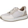 CAPRICE Sneakers da Donna Basse con Lacci Sportive, Bianco (White Comb), 39 EU