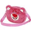 Disney Orso Lotso Strawberry-Mini Borsa a Tracolla Plush, Rosa