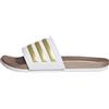 adidas Donna Adilette Comfort Slides, Cloud White/Cloud White/Matte Gold, 44.5 EU