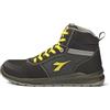 Utility Diadora, Scarpe Antinfortunistiche Unisex, Speedy Mid S3S FO SR SC ESD MF, Colore Black, Taglia 36