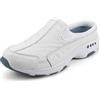 Easy Spirit Women's Traveltime Mule, White/Light Blue, 7 WW US