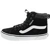 Vans Filmore Hi VansGuard, Sneaker Donna, Suede Black White, 35 EU