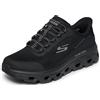 Skechers Uomo Glide-Step Sole Glover Peak Slip-in ALLENATRICE, Black, 45 EU