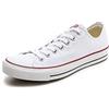 Converse Chuck Taylor All Star Core Ox, Sneaker Unisex, Bianco, Taglia 42
