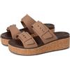 Crocs Brooklyn Cork Buckle, Sandali Donna, Cioccolato, 42/43 EU