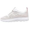 Geox Women's D Spherica Sneaker, Bianco Sporco, 40 EU