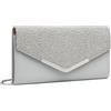 Miss Lulu Pochette Donna Elegante, Borsetta Donna, Pochette e Clutch Pelle, Borsa Donna,Pochette Eleganti da Cerimonia