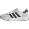 adidas Donna Run 70S 2.0 Shoes, Cloud White/Core Black/Grey One, 42 EU