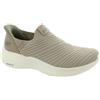 Skechers Sneaker Infinity da Donna Senza Lacci, Senza Lacci, Tortora, 41 EU