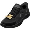 Skechers Uomo Bounder 2.0 Emerged Slip-In ALLENATRICE, Black Mesh/Synthetic, 41 EU