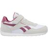 Reebok Glide - Scarpe da Ginnastica Low Elastic & Top Strap White/BARELYGREY/STUDIOPINK, 27 EU, Bianco barelygrey Rosa Studio, 27 EU