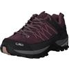 CMP Rigel Low Wmn Trekking Shoes Wp, Scarpe da trekking Donna, Prugna, 37 EU