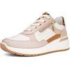 Ara Women's Garda Sneaker, Shell Cream Sand Biscuit Natural, 37 EU Weit
