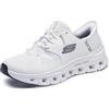 Skechers 232930-nvy Scarpe da ginnasticaUomo | Glide Step Air Cooled Memory Foam No Tie Fit e suola flessibile di trazione