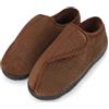 riemot Pantofole da Uomo Facili da Indossare e da Togliere per i Diabetici Memory Foam Ciabatte Ortopediche da Uomo Brown 42-43EU
